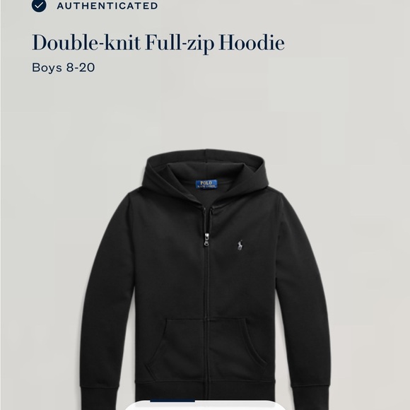 Polo Double-Knit Full-Zip Hoodie - Picture 3 of 12